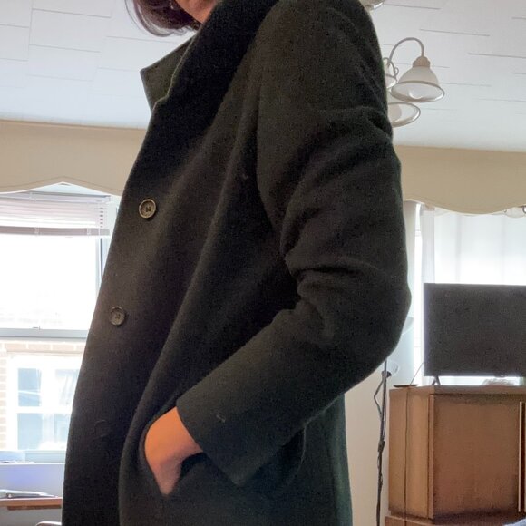 Cinzia Rocca - Italian Lana Wool Coat - Size 8 - Medium - Excellent Condition - Picture 2 of 8